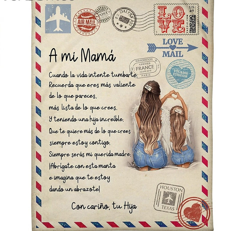 A mi Mamá-Fleece Blanket