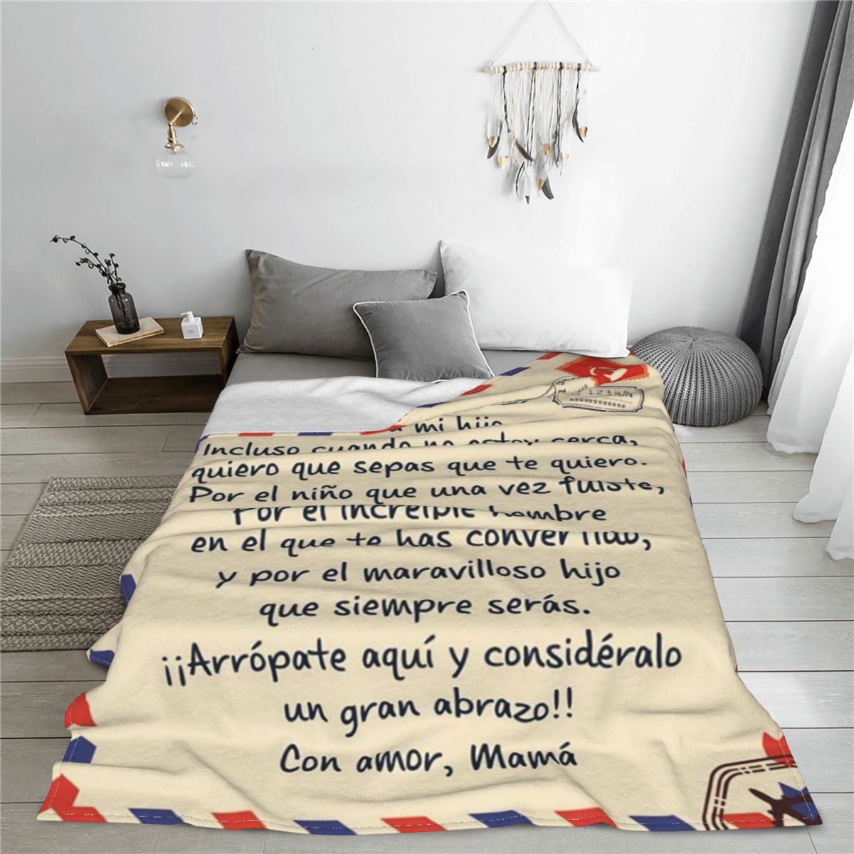 Spanish Letter To My Son Blanket